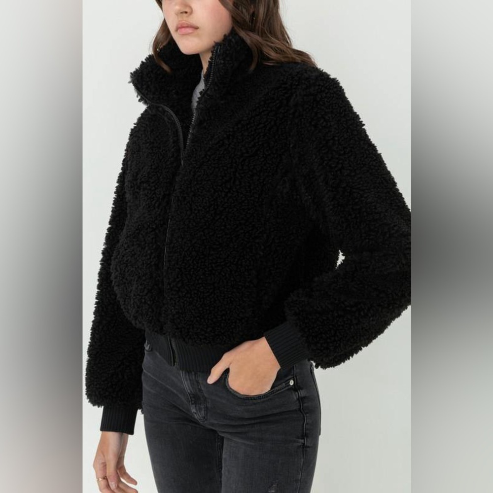 Zara TRF Teddy Bomber Jacket